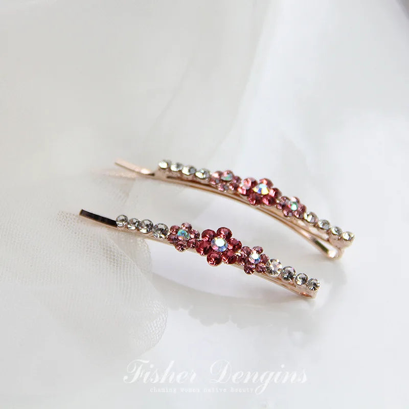 Gorgeous Shiny Crystal Hairpins